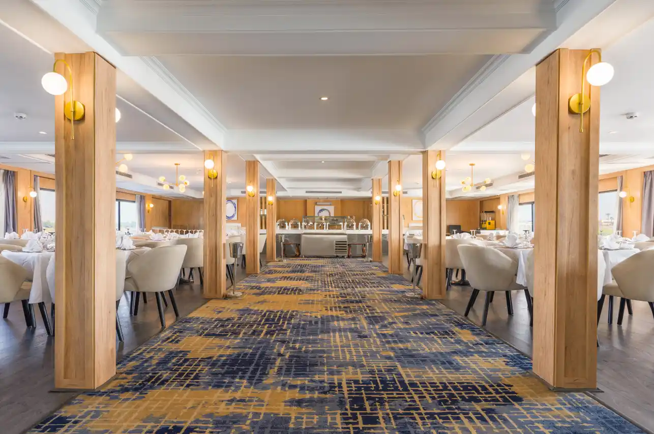 Lounge aboard the Star Of Luxor Nile cruise